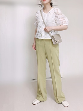 「LUREM（ルアム）のアイテム」を使った、Ⓜ︎さん（レディース・152cm）の夏コーディネート