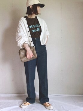 「FOSSILSTYLE」｜Ⓜ︎さん（レディース・152cm）の夏コーディネート