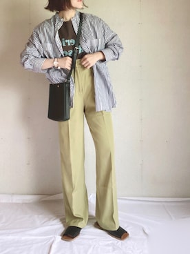 「FOSSIL（フォッシル）のアイテム（アクセサリー）」を使った、Ⓜ︎さん（レディース・152cm）の夏コーディネート