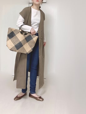 Ⓜ︎さん（レディース・152cm）の春コーディネート