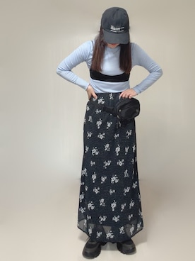 「tiptop（ティップトップ）のアイテム」を使った、Ⓜ︎さん（レディース・152cm）の秋コーディネート
