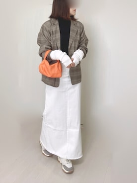 「Chillfar（チルファー）のアイテム（ジャケット/アウター）」を使った、Ⓜ︎さん（レディース・152cm）の秋コーディネート