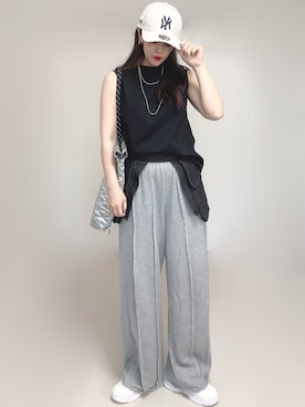 「Java（ジャバ）のアイテム」を使った、Ⓜ︎さん（レディース・152cm）の夏コーディネート