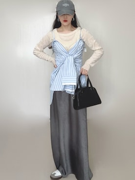 「CIAOPANIC TYPY（チャオパニックティピー）のアイテム」を使った、Ⓜ︎さん（レディース・152cm）の冬コーディネート