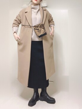 「sakishimatokyo（サキシマトーキョー）のアイテム（ニット/セーター）」を使った、Ⓜ︎さん（レディース・152cm）の秋コーディネート