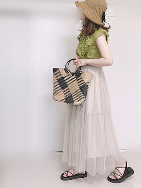 Ⓜ︎さん(レディース・152cm)の夏コーディネート