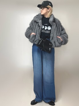 Ⓜ︎さん（レディース・152cm）の冬コーディネート