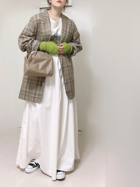 「AS KNOW AS plus」｜Ⓜ︎さん（レディース・152cm）の秋コーディネート