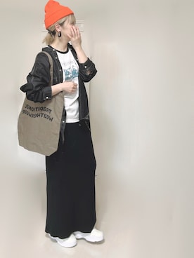 「Alite cloth（アリーテクロス）のアイテム」を使った、Ⓜ︎さん（レディース・152cm）の秋コーディネート