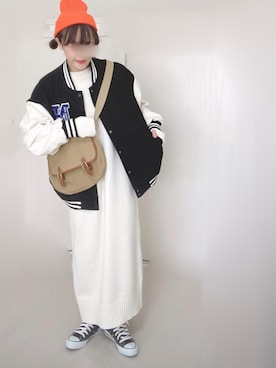 「Alite cloth（アリーテクロス）のアイテム」を使った、Ⓜ︎さん（レディース・152cm）の冬コーディネート