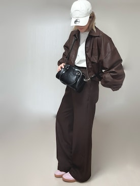 Ⓜ︎さん（レディース・152cm）の冬コーディネート