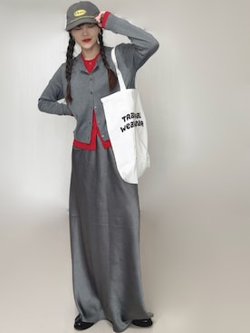 「tiptop（ティップトップ）のアイテム」を使った、Ⓜ︎さん（レディース・152cm）の冬コーディネート