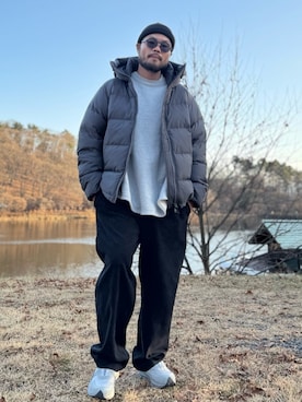 「アイテム（その他アウター）」を使った、Yudaiさん（メンズ・182cm・30代）の冬コーディネート