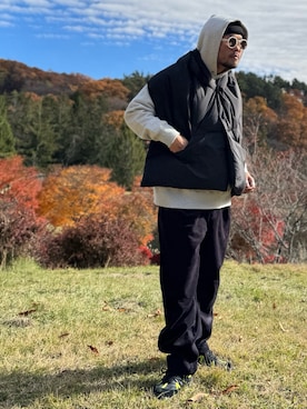 「アイテム（Tシャツ/カットソー）」を使った、Yudaiさん（メンズ・182cm）の秋コーディネート