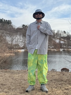 「EKAL（エカル）のアイテム」を使った、Yudaiさん（メンズ・182cm）の冬コーディネート