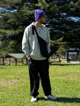 「アイテム（帽子）」を使った、Yudaiさん（メンズ・182cm）の秋コーディネート