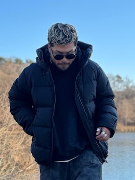 「アイテム（その他アウター）」を使った、Yudaiさん（メンズ・182cm・30代）の冬コーディネート