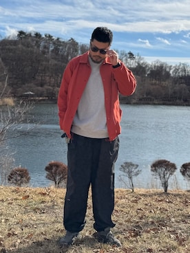 「EKAL（エカル）のアイテム」を使った、Yudaiさん（メンズ・182cm）の冬コーディネート