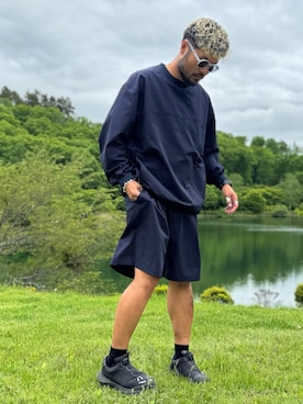 「EKAL（エカル）のアイテム」を使った、Yudaiさん（メンズ・182cm）の夏コーディネート