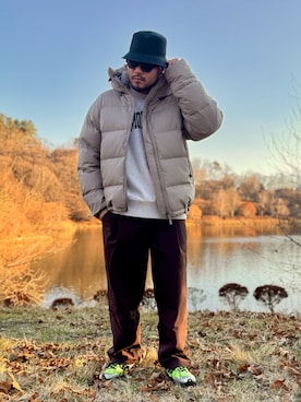 「アイテム（メガネ）」を使った、Yudaiさん（メンズ・182cm）の秋コーディネート