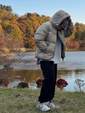 「アイテム（ダウンジャケット/コート）」を使った、Yudaiさん（メンズ・182cm）の秋コーディネート