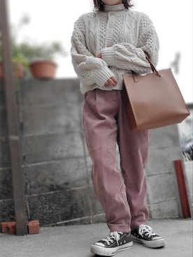 「aveil（アベイル）のアイテム」を使った、ccochicoさん（レディース・148cm）の春コーディネート