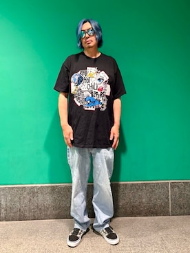 「アイテム（サングラス）」を使った、kAzuKiさん（メンズ・169cm）の秋コーディネート