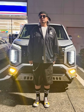 「DIESEL（ディーゼル）のアイテム」を使った、kAzuKiさん（メンズ・169cm）の秋コーディネート