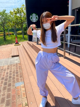 「GAP」｜98’さん（レディース・160cm・20代）の夏コーディネート