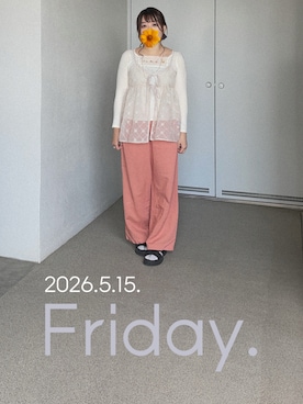 「rps（アールピーエス）のアイテム」を使った、ゆめかさん（レディース・153cm）の夏コーディネート