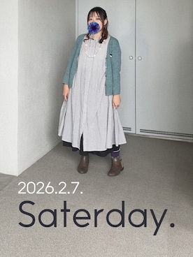 「rps（アールピーエス）のアイテム」を使った、ゆめかさん（レディース・153cm）の冬コーディネート