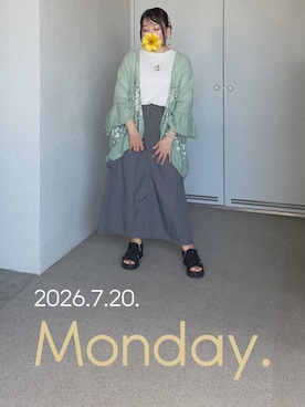 「Handmade（ハンドメイド）のアイテム」を使った、ゆめかさん（レディース・153cm）の夏コーディネート