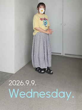 「Handmade（ハンドメイド）のアイテム」を使った、ゆめかさん（レディース・153cm）の秋コーディネート