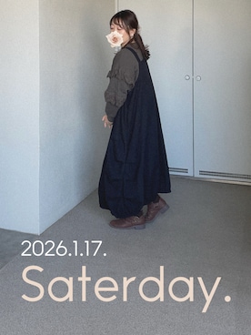 「maRe maRe（マーレマーレ）のアイテム」を使った、ゆめかさん（レディース・153cm）の冬コーディネート