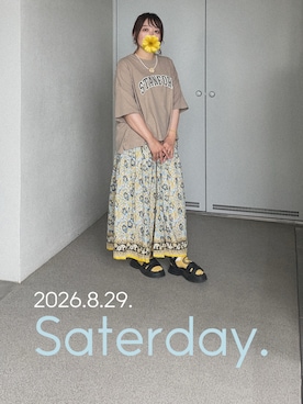 「Handmade（ハンドメイド）のアイテム」を使った、ゆめかさん（レディース・153cm）の秋コーディネート
