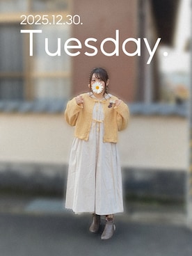 「Samansa Mos2（サマンサ モスモス）のアイテム」を使った、ゆめかさん（レディース・153cm）の冬コーディネート