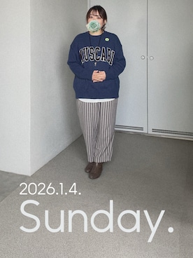 「Samansa Mos2（サマンサ モスモス）のアイテム」を使った、ゆめかさん（レディース・153cm）の冬コーディネート