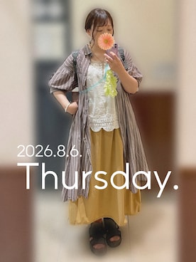 「Handmade（ハンドメイド）のアイテム」を使った、ゆめかさん（レディース・153cm）の秋コーディネート