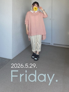 「Handmade（ハンドメイド）のアイテム」を使った、ゆめかさん（レディース・153cm）の夏コーディネート