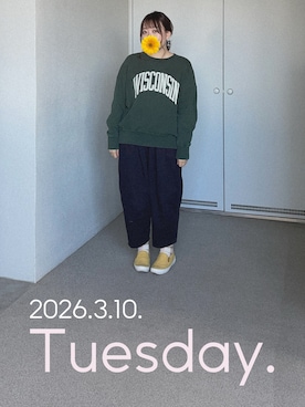 「rps（アールピーエス）のアイテム」を使った、ゆめかさん（レディース・153cm）の春コーディネート