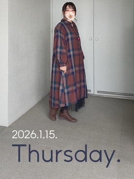 「maRe maRe（マーレマーレ）のアイテム」を使った、ゆめかさん（レディース・153cm）の冬コーディネート