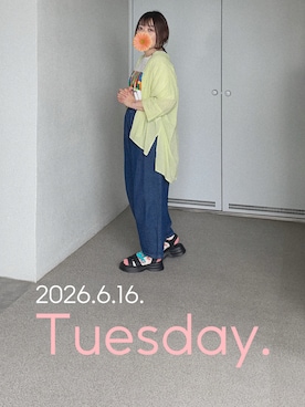 「Handmade（ハンドメイド）のアイテム」を使った、ゆめかさん（レディース・153cm）の夏コーディネート