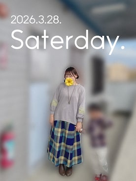 「アイテム（ブーティ）」を使った、ゆめかさん（レディース・153cm）の春コーディネート