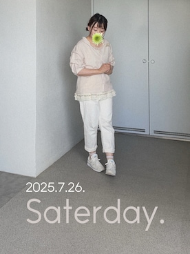 「アイテム（ブローチ/コサージュ）」を使った、ゆめかさん（レディース・153cm）の夏コーディネート