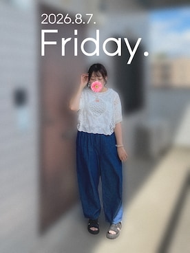 「Handmade（ハンドメイド）のアイテム」を使った、ゆめかさん（レディース・153cm）の秋コーディネート