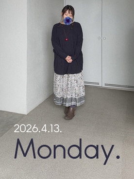「rps（アールピーエス）のアイテム」を使った、ゆめかさん（レディース・153cm）の春コーディネート