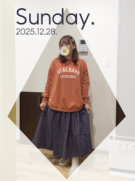 「3coins（3coins）のアイテム（アクセサリー）」を使った、ゆめかさん（レディース・153cm）の冬コーディネート