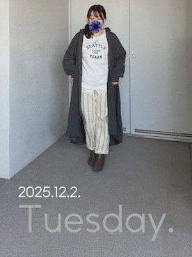 「アイテム（ブーティ）」を使った、ゆめかさん（レディース・153cm）の冬コーディネート