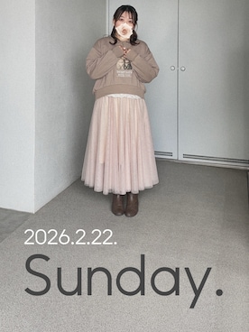 「3coins（3coins）のアイテム」を使った、ゆめかさん（レディース・153cm）の冬コーディネート