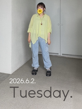 「Lattice（Lattice）のアイテム」を使った、ゆめかさん（レディース・153cm）の夏コーディネート